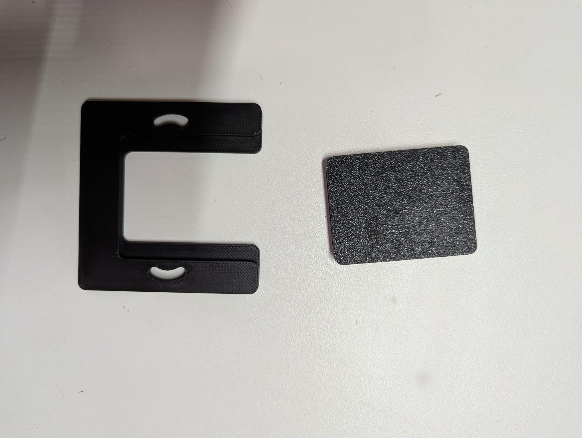 Frameless Phone Wall Mount System - Invisible Smartphone Bracket for HomeAssistant Remote, Spotify Player, Phone Camera Mount