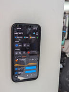 Frameless Phone Wall Mount System - Invisible Smartphone Bracket for HomeAssistant Remote, Spotify Player, Phone Camera Mount