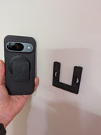 Frameless Phone Wall Mount System - Invisible Smartphone Bracket for HomeAssistant Remote, Spotify Player, Phone Camera Mount