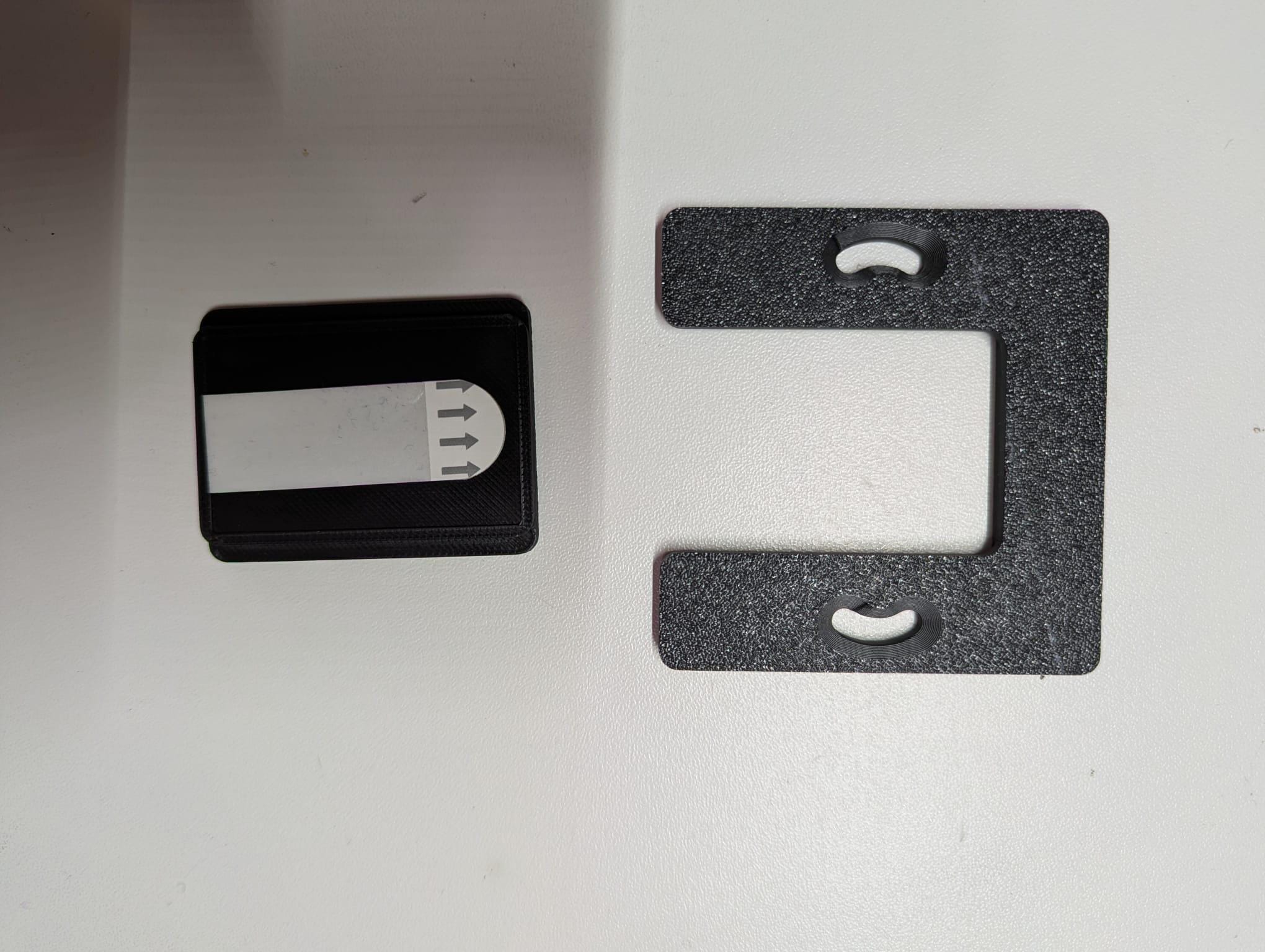 Frameless Phone Wall Mount System - Invisible Smartphone Bracket for HomeAssistant Remote, Spotify Player, Phone Camera Mount