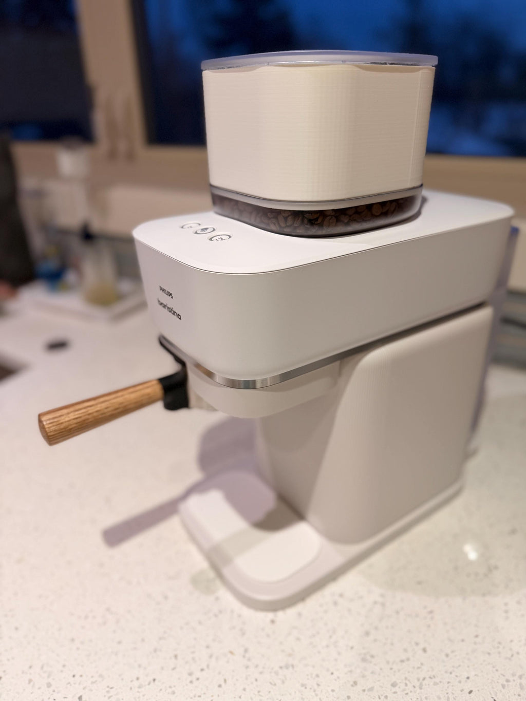Drip Tray Height Extender for Philips Baristina - 2 Sizes coffee machine accessory, side view