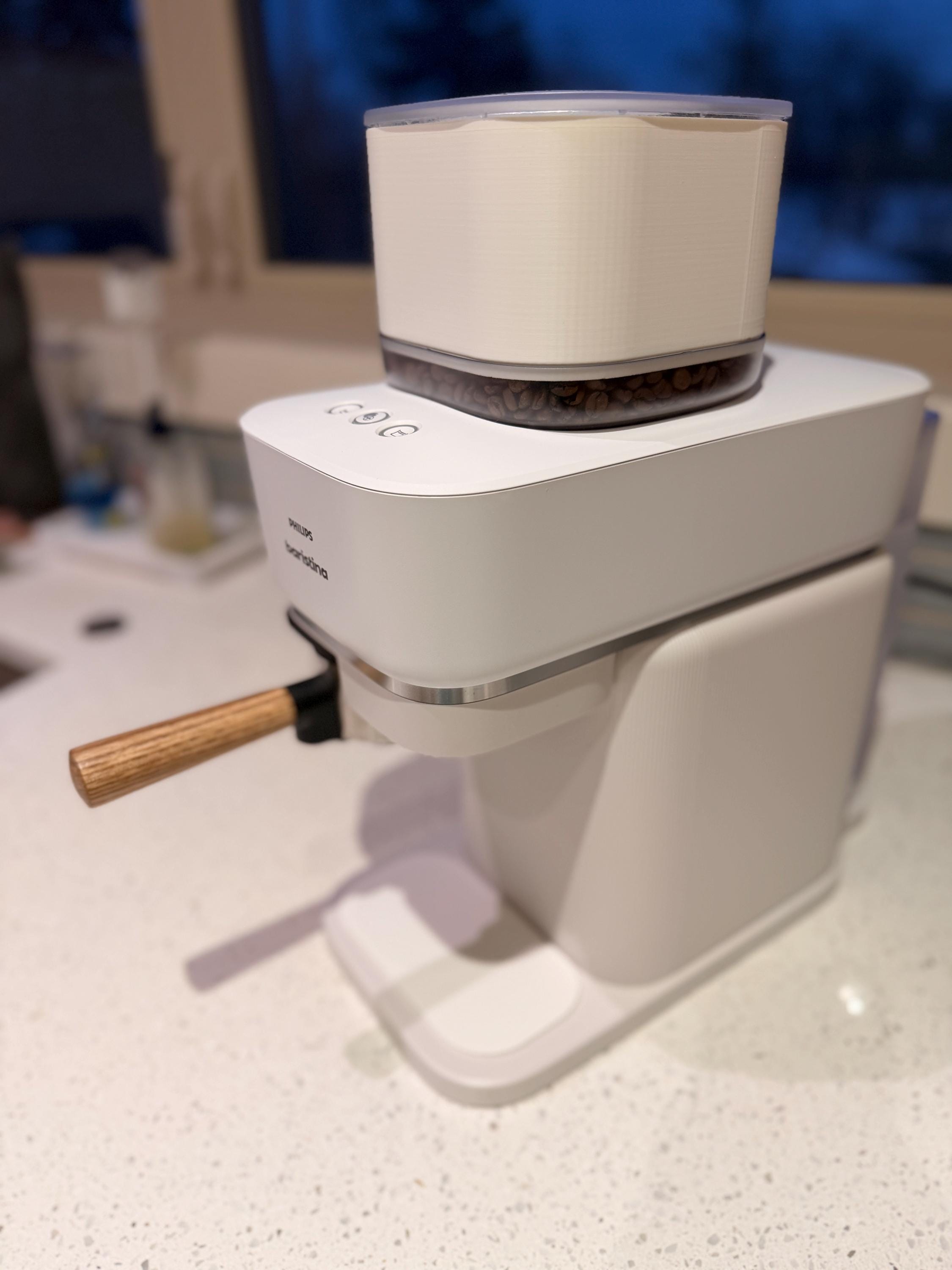 Drip Tray Height Extender for Philips Baristina - 2 Sizes coffee machine accessory, side view