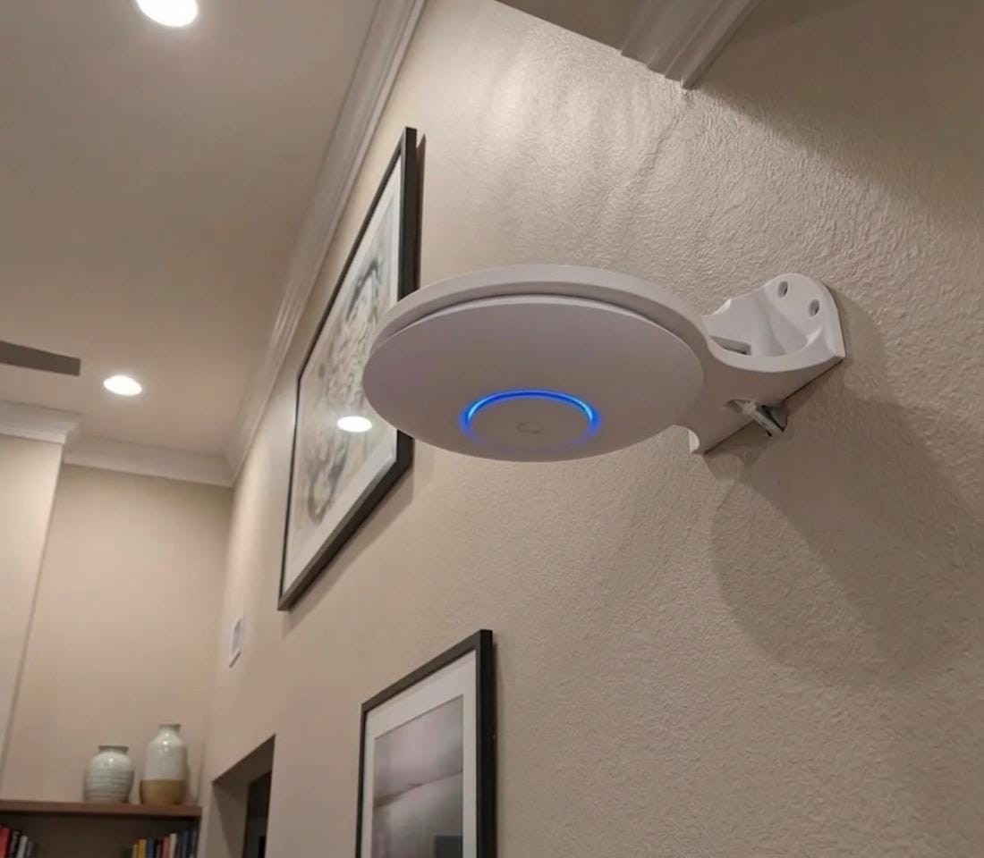 90 Degree Wall Arm Mount for Ubiquiti Unifi U6 Enterprise, U6 Pro, U7 Pro, U7 Pro Max, U6+, U7 Pro XG, U7 Pro XGS Wireless Access Points