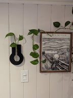 Wall-Mounted Plant Propagation Station - Glass Rooting Vases plant propagation station, product view