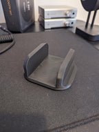 WiiM Pro Plus Vertical Stand vertical stand, installed view