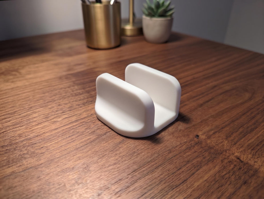 Vertical Desk Stand for Ubiquiti Cloud Gateway - Fits UCG-Max, UCG-Ultra, UCG-Fiber desk stand, side view