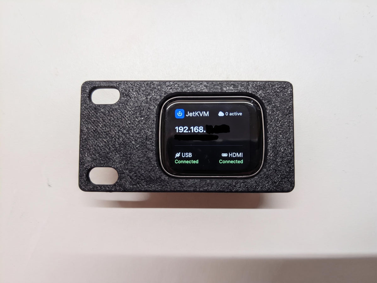 JetKVM Mount: Custom 1U Rack Bracket for 10-Inch Mini Racks, 19-Inch Full Racks, and 6-Inch Mini Racks For Homelab