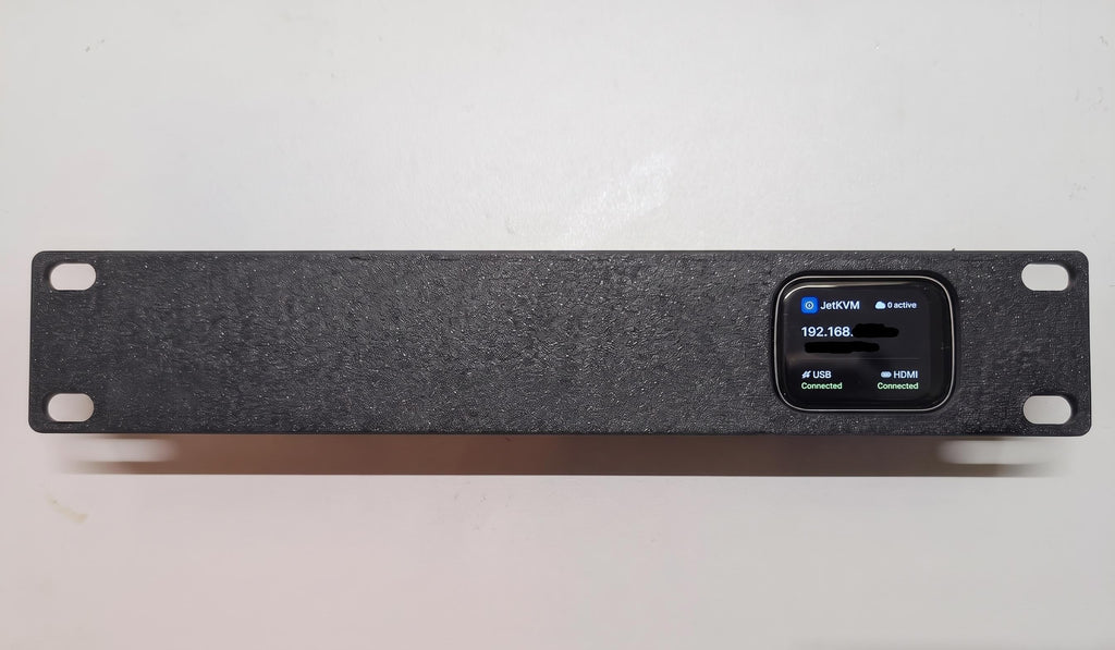 JetKVM Mount: Custom 1U Rack Bracket for 10-Inch Mini Racks, 19-Inch Full Racks, and 6-Inch Mini Racks For Homelab