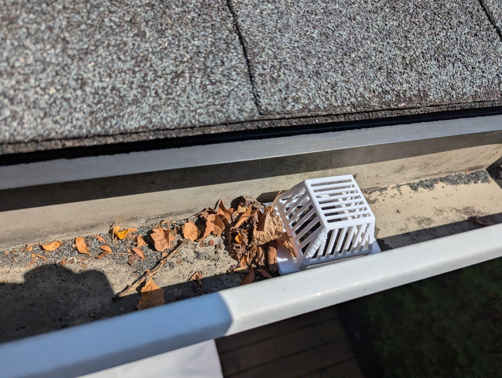 LeafEnemy - Gutter Downspout Filter & Leaf Catcher | Gutter Guard / Roof Drain Strainer | Easy Install Debris Guard