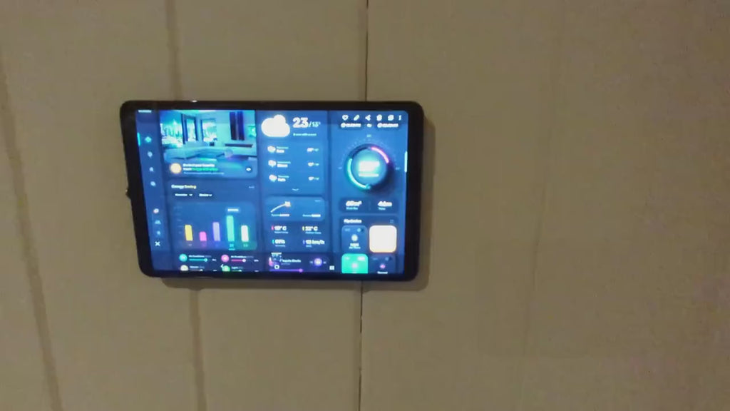 Renter Friendly Tablet Mounting Bracket - Universal Fit for iPad, FireHD, Google Pixel and more.