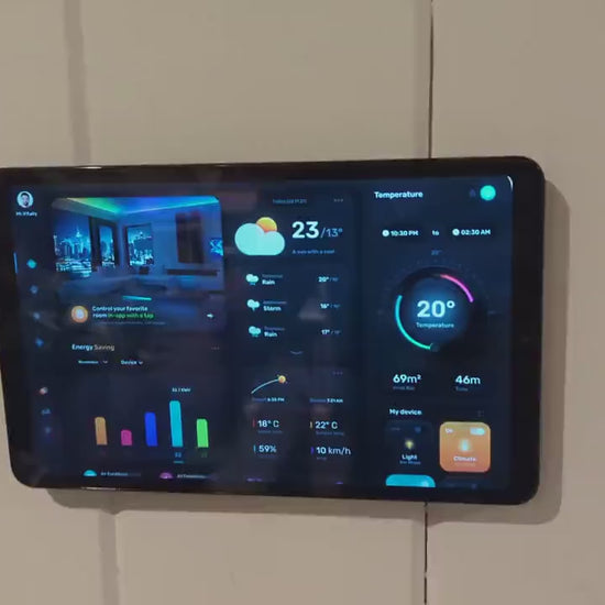 Tablet Mount Home Assistant Dasbboard - Fits North American Junction Boxes - Tablet Quick Release Mounting System