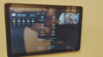 video showing tablet sliding onto a low profile mount