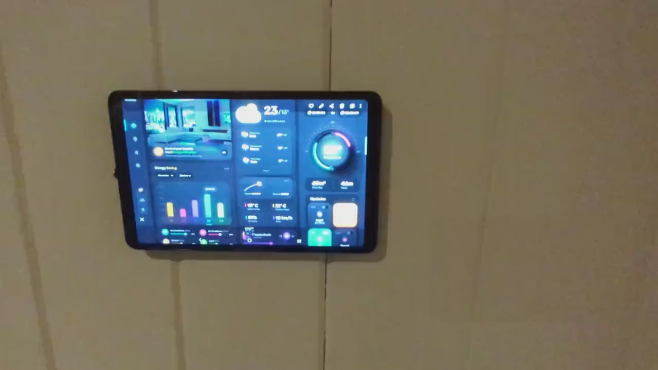 Invisible Low Profile Tablet Wall Mount - Universal Fit