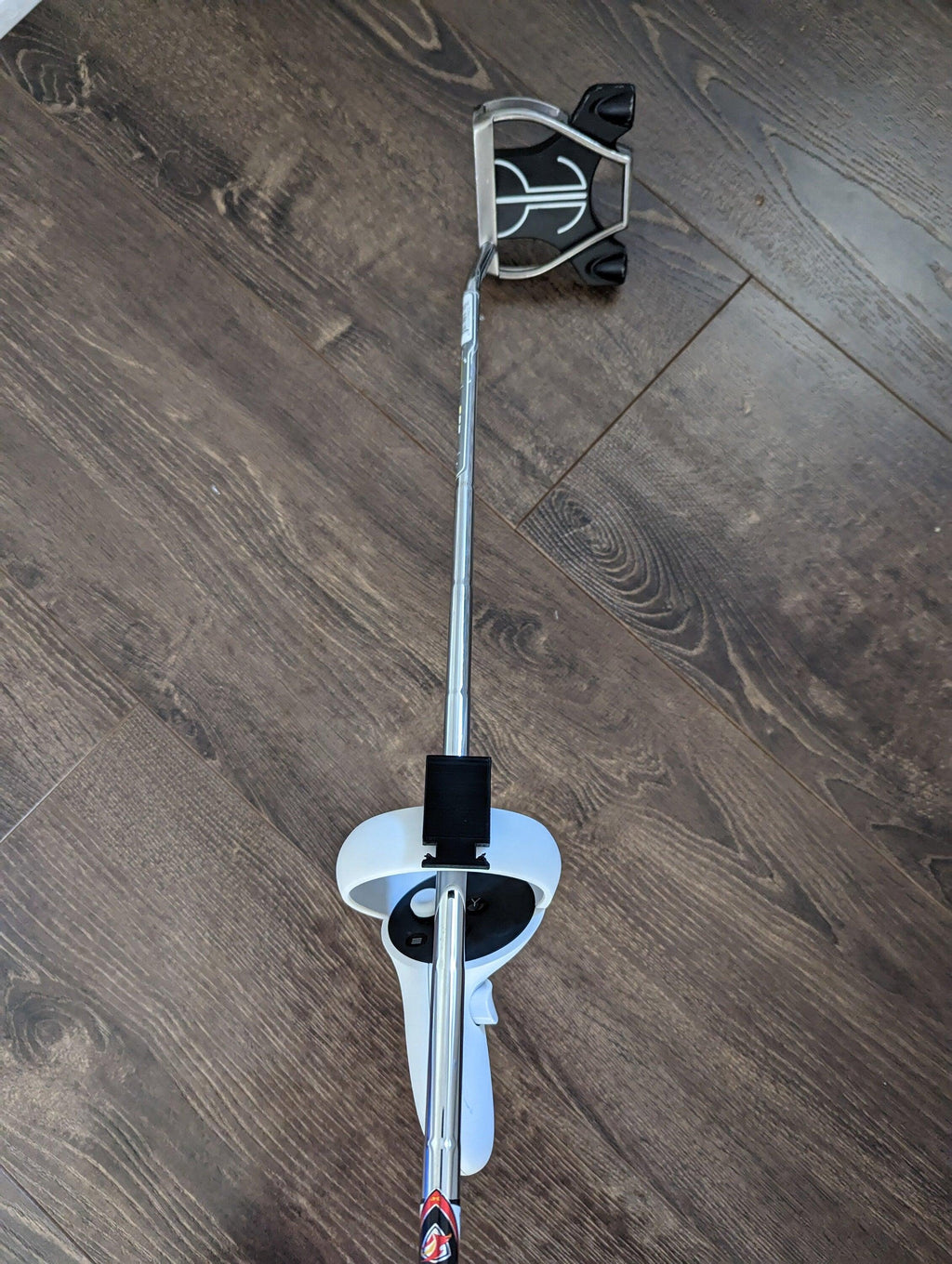 VR Golf Club Adapter for Meta Quest 2 Controllers, Real Golf Club adapter for Walk about golf, Top Golf and Golf+