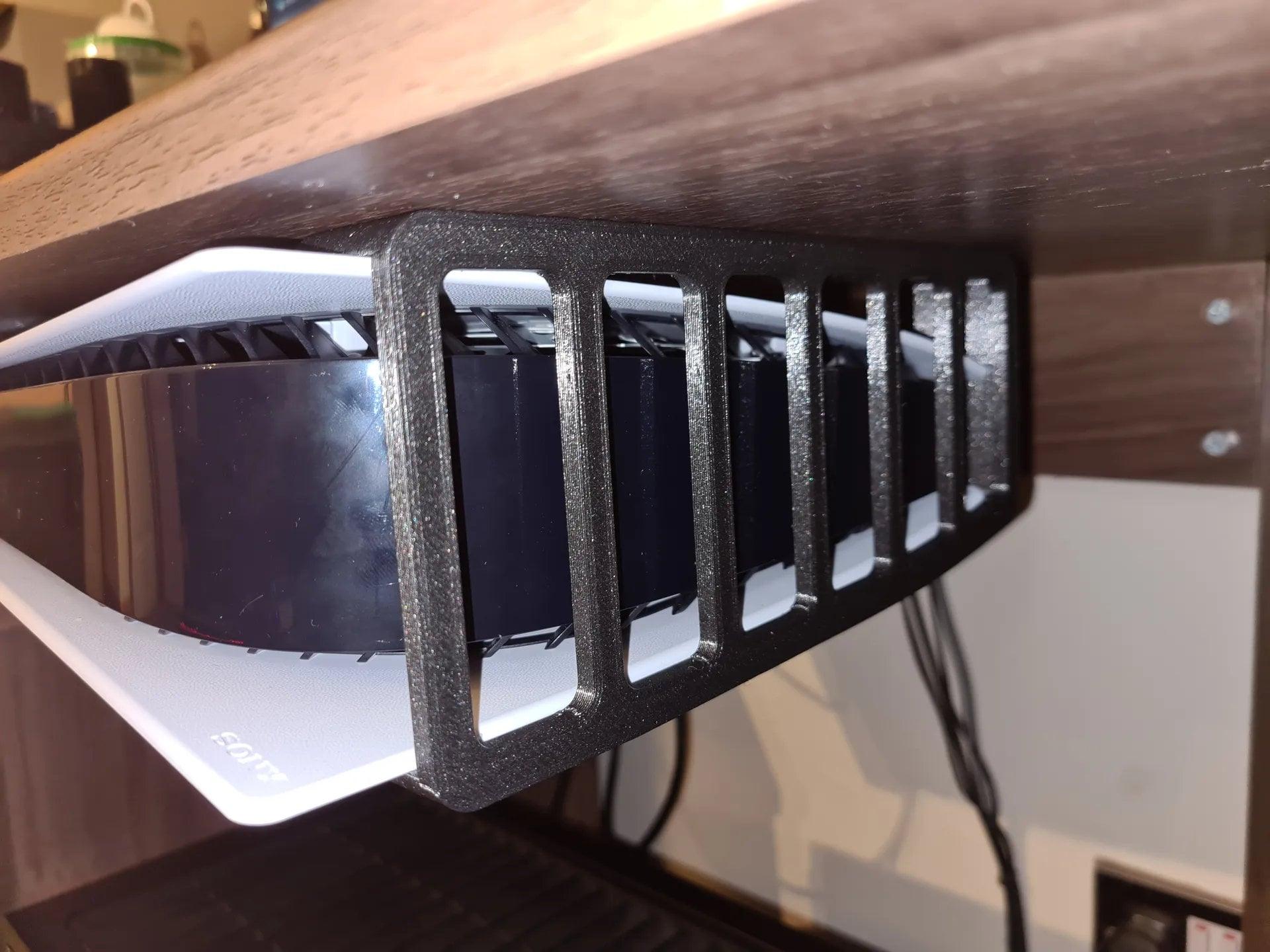 Under Desk Mount Compatible With PS5 and Playstation 5 Disc version