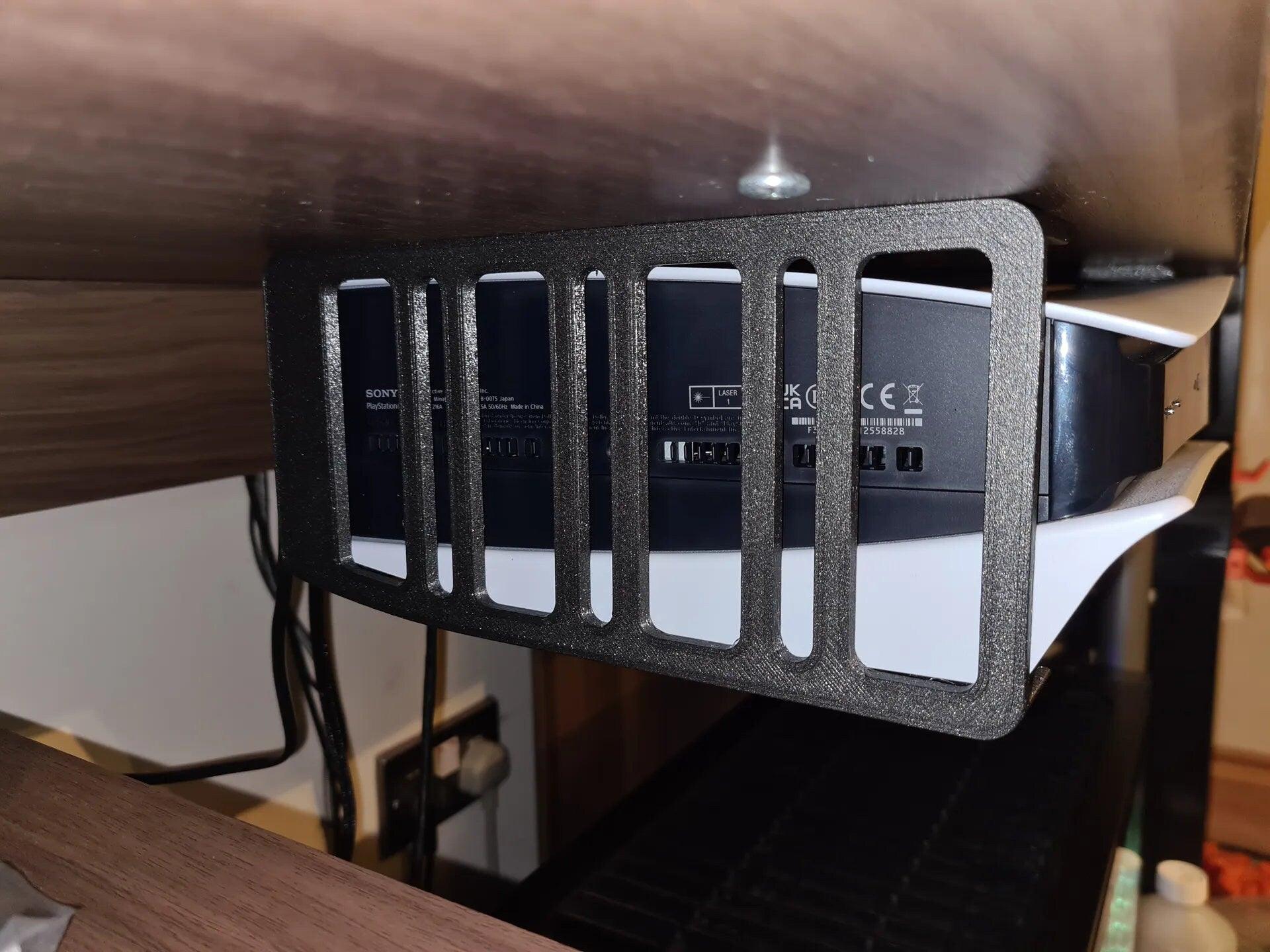 Under Desk Mount Compatible With PS5 and Playstation 5 Disc version