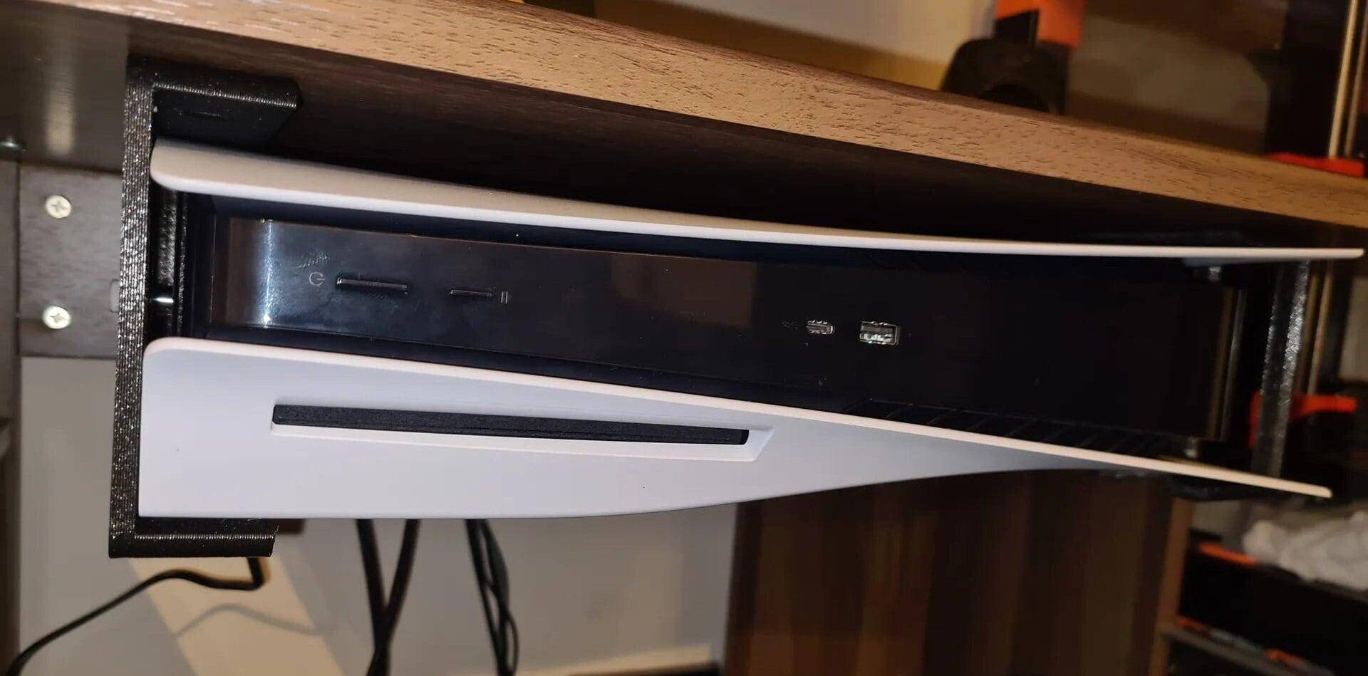 Under Desk Mount Compatible With PS5 and Playstation 5 Disc version