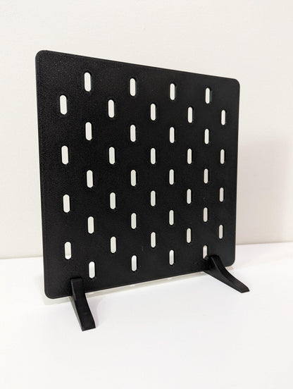 Desk Pegboard Compatible with Skadis attachments Organization hanging board with hooks